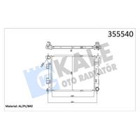 Motor Su Radyatoru Hyundai I30 Kia Ceed 1 6 Crdi 6 Ileri Manuel Vites 2012> (480×388×26) KALE 355540