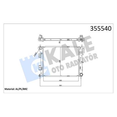 Motor Su Radyatoru Hyundai I30 Kia Ceed 1 6 Crdi 6 Ileri Manuel Vites 2012> (480×388×26) KALE 355540