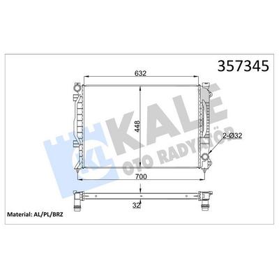 Motor Su Radyatoru A6 Avant Quattro 98>05 KALE 355530