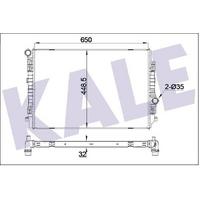 Motor Su Radyatoru Golf Vii Passat  Superb Tiguan Arteon A3 Q3 Q2 Leon Karoq Octavia Yeni Modeller KALE 355535