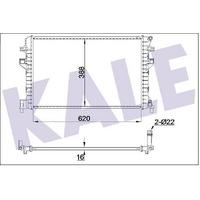 Motor Radyatoru Golf Vii A3 Leon Octavia 1.2 1.4 1.6 13> KALE 355615