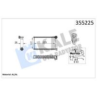 Kalorifer Radyatoru 108-C1 Ii-Aygo 1.0-1.2 14> KALE 355225