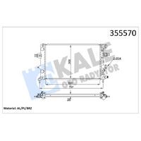 Motor Su Radyatoru Manuel Astra G < 04 Z16Xep KALE 355570