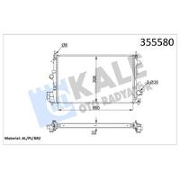 Motor Su Radyatoru Brazing M.T Vectra C Z19Dth KALE 355580