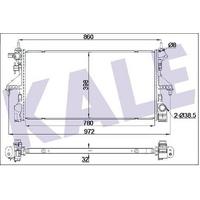 Motor Su Radyatoru Boxer Iii-Jumper Iii 2.0Hdi 780×398×32 Mm KALE 355505