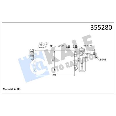 Kalorifer Radyatoru Sprinter 901 902 903 904 905 96>06 Lt 28-35 Ii / 28-46 Ii 96>06 KALE 355280