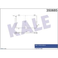 Klima Radyatoru Toyota Corolla 02>07 KALE 350685