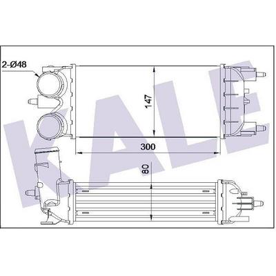 Turbo Intercooler Radyatoru P508 C5 Iii Dv6C Olcu: (300×150×80) KALE 352290