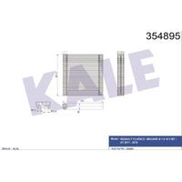 Evaporator Megane Iii Fluence 235×257 5×38 Mm KALE 354895