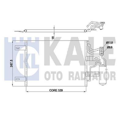 Klima Radyatoru Meriva A Y13Dt Z13Dt Z17Dth KALE 350655