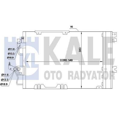 Klima Radyatoru Astra H Zafira B A16Xer KALE 350650