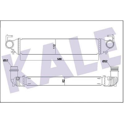 Turbo Radyatoru 500X  1.4 14> Jeep Renegade 14> KALE 350965