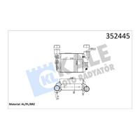 Turbo Radyatoru Intercooler Audi A4 Avant / Quattro 01>08 1.8T Bfb Cfma KALE 352445