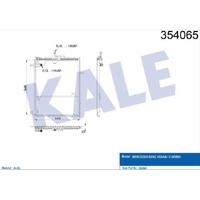 Klima Radyatoru W124 93>95 S124 93>96 A124 93>98 C124 93>97 KALE 354065