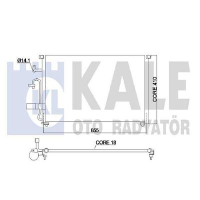 Klima Radyatoru Chevrolet Evanda KALE 350545