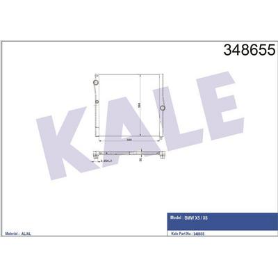 Motor Radyatoru Bmw  X5 E70  X6 E71 KALE 348655