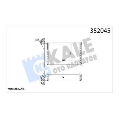 Kalorifer Radyatoru Bmw E30 Klimali KALE 352045