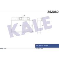 Kalorifer Radyatoru Bmw E46 98>05 E83 06>11 KALE 352080