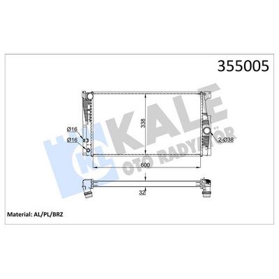 Motor Su Radyatoru Bmw F10 F11 N20  Manuel KALE 355005