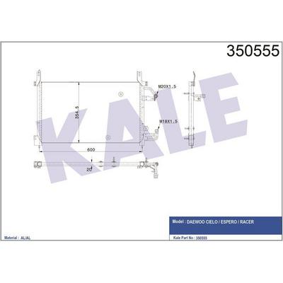 Klima Radyatoru Daewoo Espero 96>00 KALE 350555