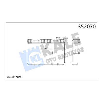 Kalorifer Radyatoru Bmw E38 KALE 352070