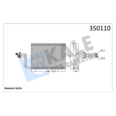 Evaporator Bmw E81 E82 E87 E90 F20 E84 F25 KALE 350110