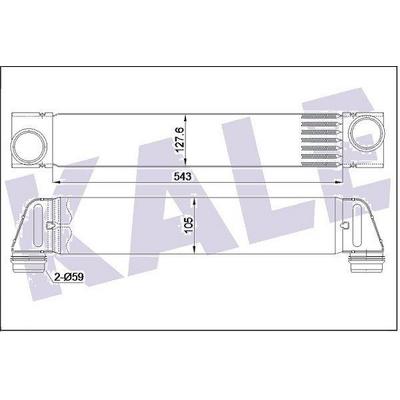 Turbo Radyatoru 306D1 R.R 3 Vogue L322 02>12 Bmw M57 E65 E66 02>08 KALE 352440