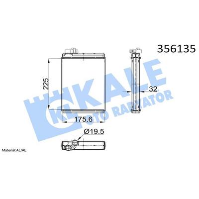 Kalorifer Radyatoru Isi Esanjoru A4 08>15 A5 10>17 Q5 09>17 KALE 356135