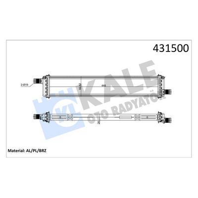 Motor Radyatoru 448×83×26  Captur Clio Iv KALE 0559121AB