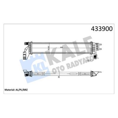 Yardimci Su Radyatör Intercooler Dacia Duster I  Ii 10> Sandero Ii 12> Dokker 12> Lodgy 12> KALE 0559221AB