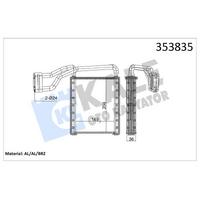 Kalorifer Radyatoru Arka Yeni Kasa Transit 14>17 Custom 14>17 KALE 353835