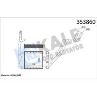 Kalorifer Radyatoru Courier 14> 1.5-1.6 Tdci KALE 353860