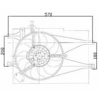 Fan Motoru Davlumbazli Palio Albea 1 2 (Nac) KALE 012622201