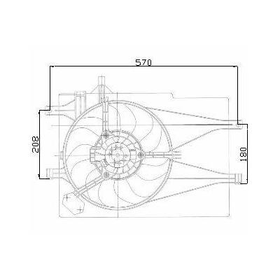 Fan Motoru Davlumbazli Palio Albea 1 2 (Ac) KALE 012622202