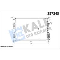 Motor Radyator Palio 1 6 16V Musurlu KALE 0126241AB