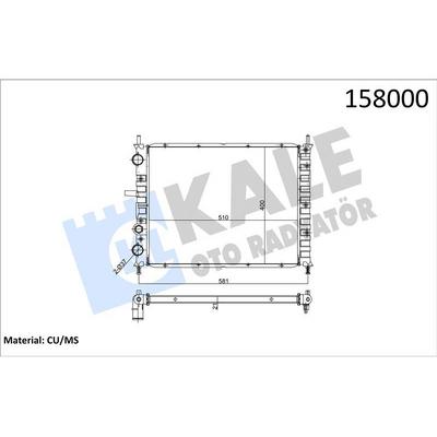 Motor Radyator Bravo Brava 1 9 (1 Sira Cu+Pl Sistem) KALE 0128251PA