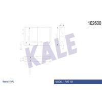 Kalorifer Radyatoru M131 1 6 Sahin S Dogan Slx (2 Sira) Bakir Plastik Kazan KALE 0183842PA