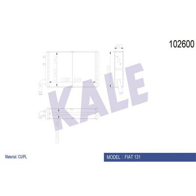 Kalorifer Radyatoru M131 1 6 Sahin S Dogan Slx (2 Sira) Bakir Plastik Kazan KALE 0183842PA