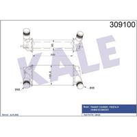 Turbo Intercooler Radyatoru Courier 14 /> Fiesta 13 /> B Max 12 /> 1 0 Ecoboost KALE 020CAC130