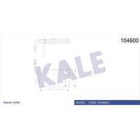 Kalorifer Radyatoru Transit Turbo 96>99 Transit V184 2 0Tdci / 2 4Tdci 01>06 KALE 0287882PA