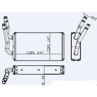 Kalorifer Radyatoru Transit V347 2 2Tdci / 2 4Tdci / 3 2Tdci Klimasiz 06 /> KALE 0288912AB