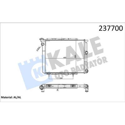 Motor Radyator R11 Txe Flash (2 Sira Al+Pl) KALE 0504122AL