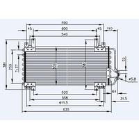 Klima Radyatoru R21 (2 Sira Al+Cu) KALE 050ABC2AL