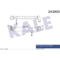 Turbo Radyatoru (Intercooler) Fluence 1 5Dci 10> (657×89×85) / (2 Sira Alb Sistem) KALE 050CAC050