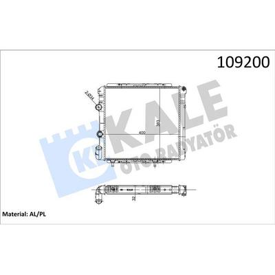 Motor Radyator R9 1 4 Inj  (2 Sira Al+Pl Sistem) KALE 0513162AL