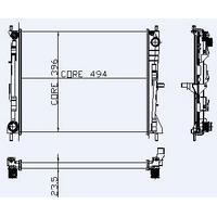 Motor Su Radyatoru Manuel Vites Clio Iii Modus Micra Iii Note 1 2 1 5 Dci Nac (2 Sira Al+Pl) (494×396×23 5) KALE 0518572AL