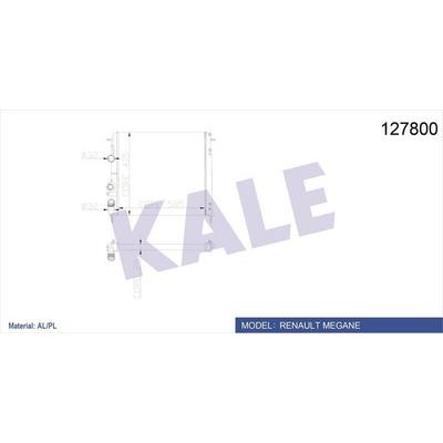 Motor Radyator Megane 1 6 / 2 0 Ac (2 Sira Al+Pl)(585×414.5×23) KALE 0520202AL