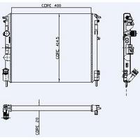 Motor Radyatoru Clio Ii Kangoo Logan 1 2I / 1 4 / 1 5 / 1 6 / 1 9 (478 5×412 5×26) / (2 Sira Al+Pl Sistem) KALE 0528292AL