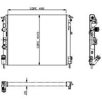 Motor Radyatoru Clio Ii 1 9D Mekanik Klimasiz (480×414 5×28) (2 Sira Al+Pl Sistem) KALE 0528302AL