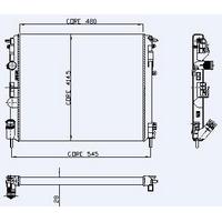 Motor Radyatoru Clio Ii Kangoo 1 2 8V Mekanik Klimali (480×414 5×28) / (2 Sira Al+Pl Sistem) KALE 0528312AL